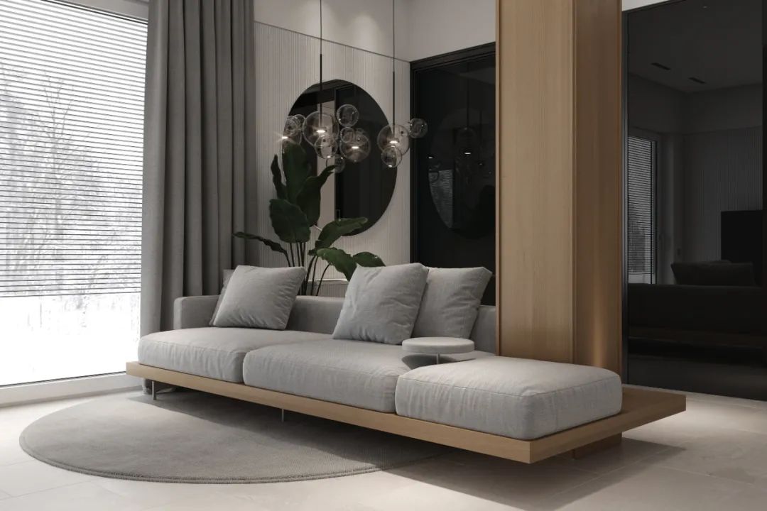 现代黑白色调 loft 公寓丨白俄罗斯明斯克丨Andrew & Darya Zhlobich-53