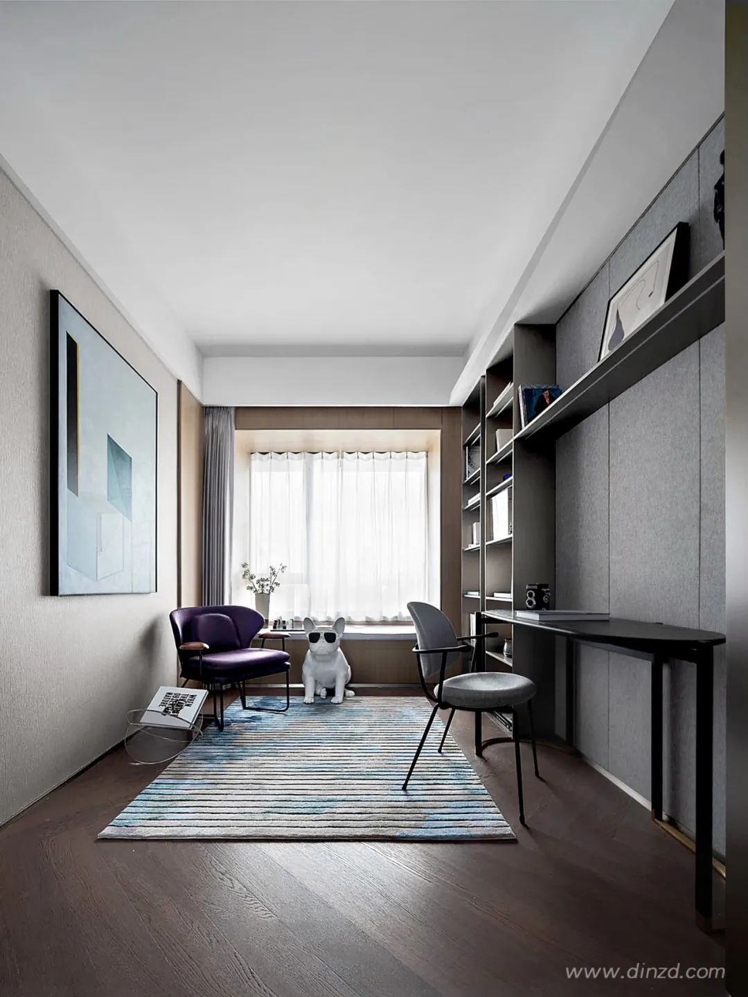 方直·彩虹公馆 | 现代轻奢的蓝色魅力-23