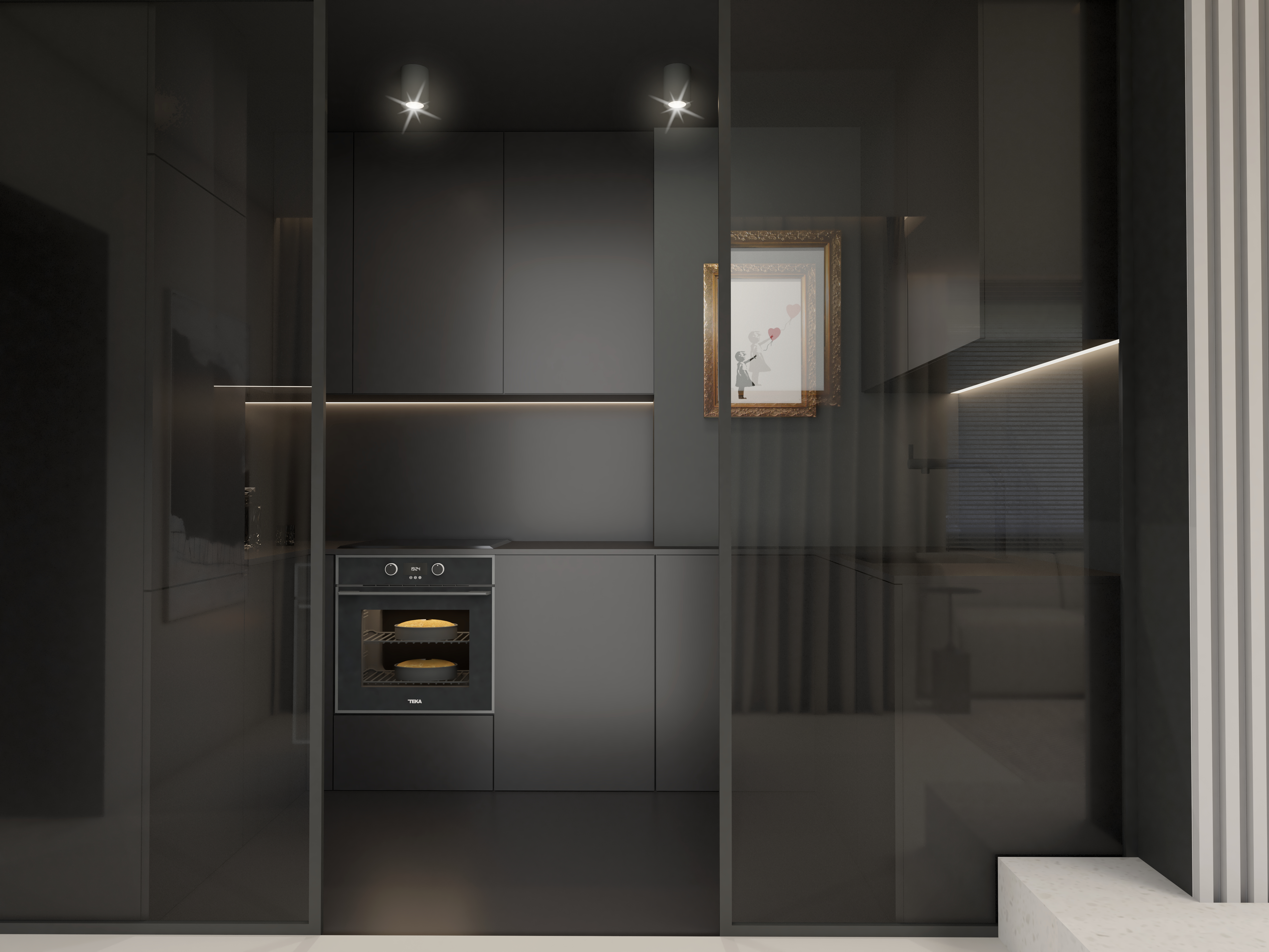 MODERN MONOCHROMATIC APARTMENT-4