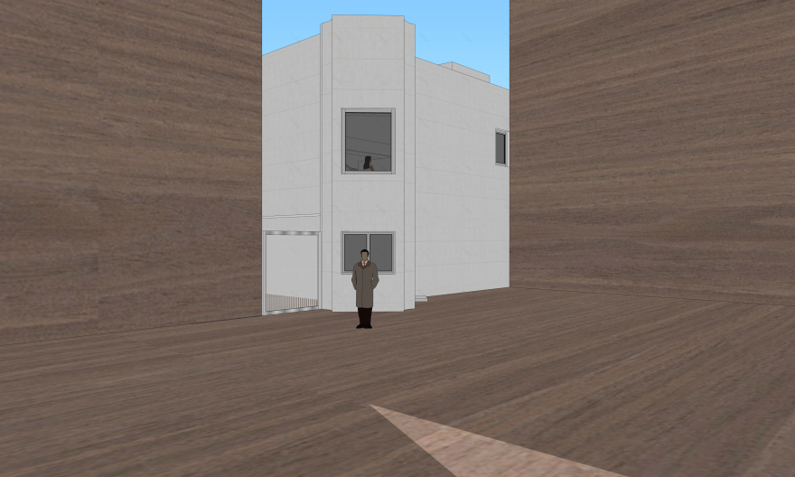 美术培训画室接待厅设计-5