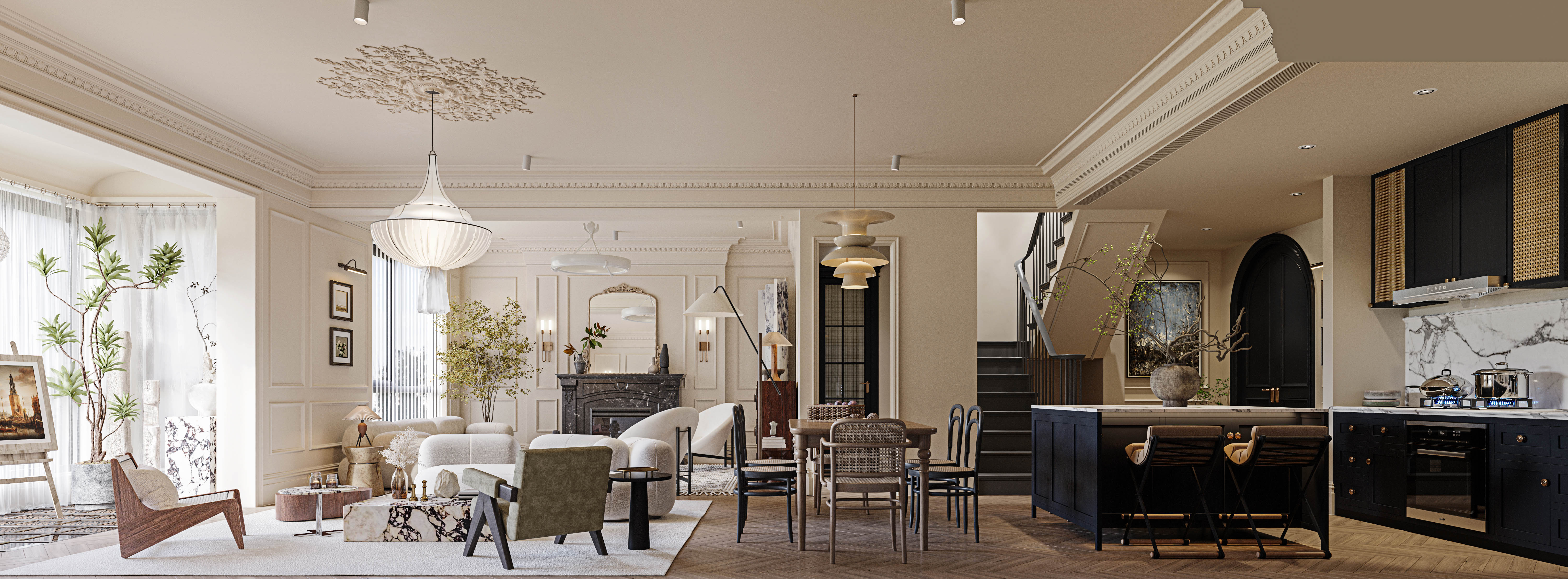 现代法式风格家居设计-17