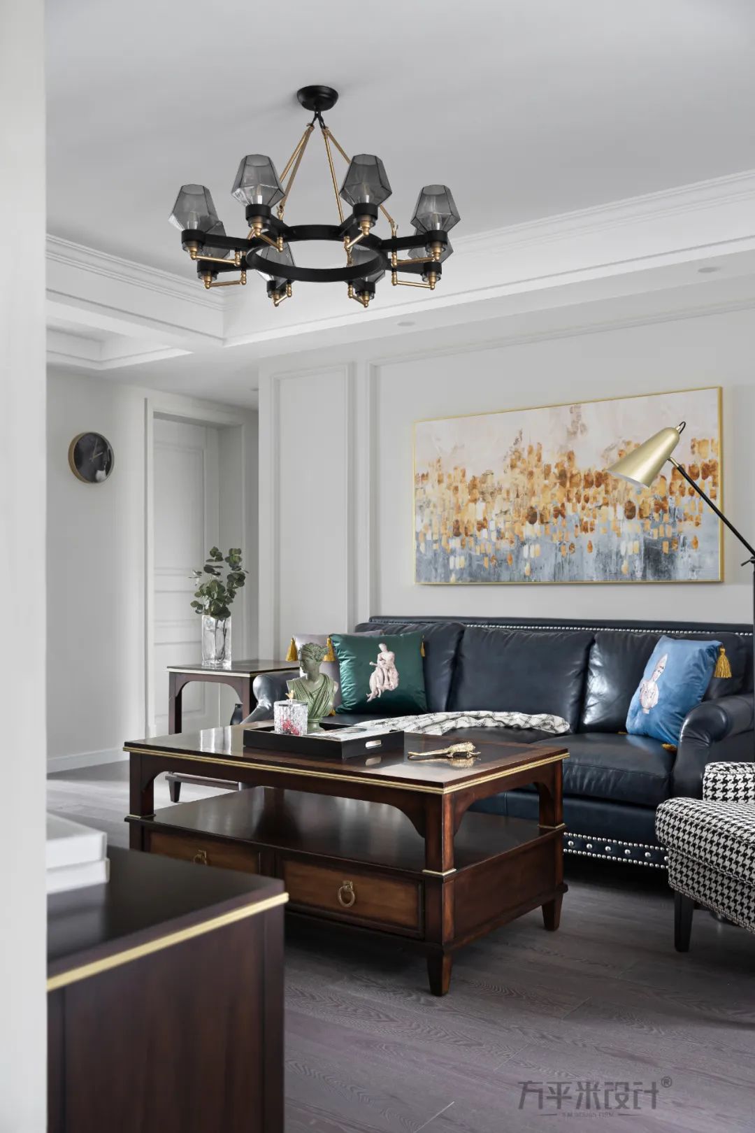 金福苑 82㎡美式混搭,复古与轻奢的完美融合-39