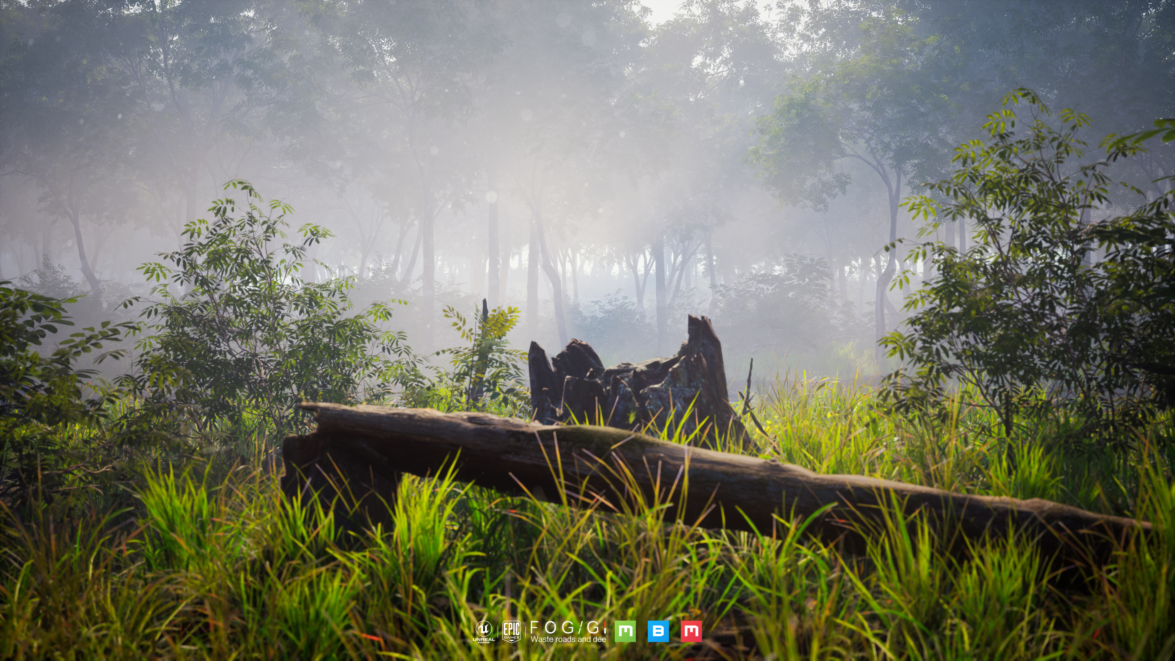 Waste roads and deer场景制作-0