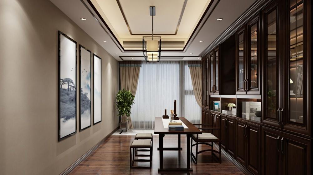 吉首溶江小区新中式全案整装设计-34
