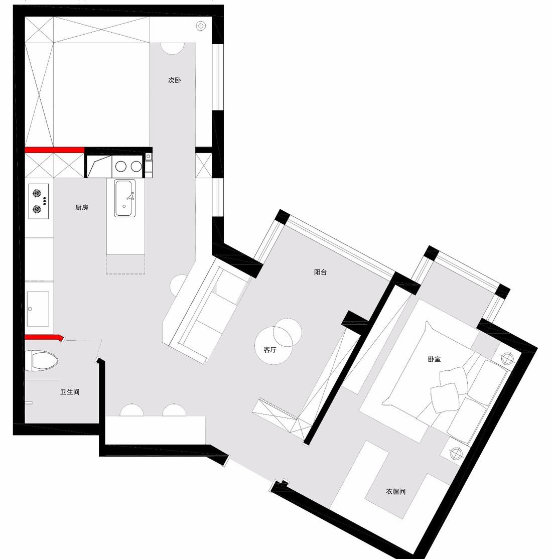 壹目设计丨平层翻新-29