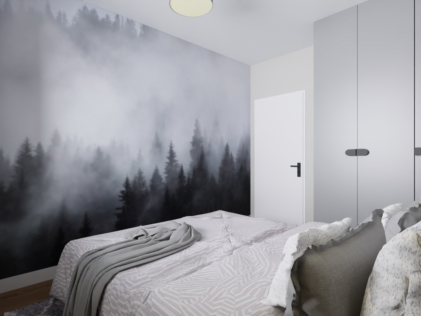 Interior design of 4 room apartment-7