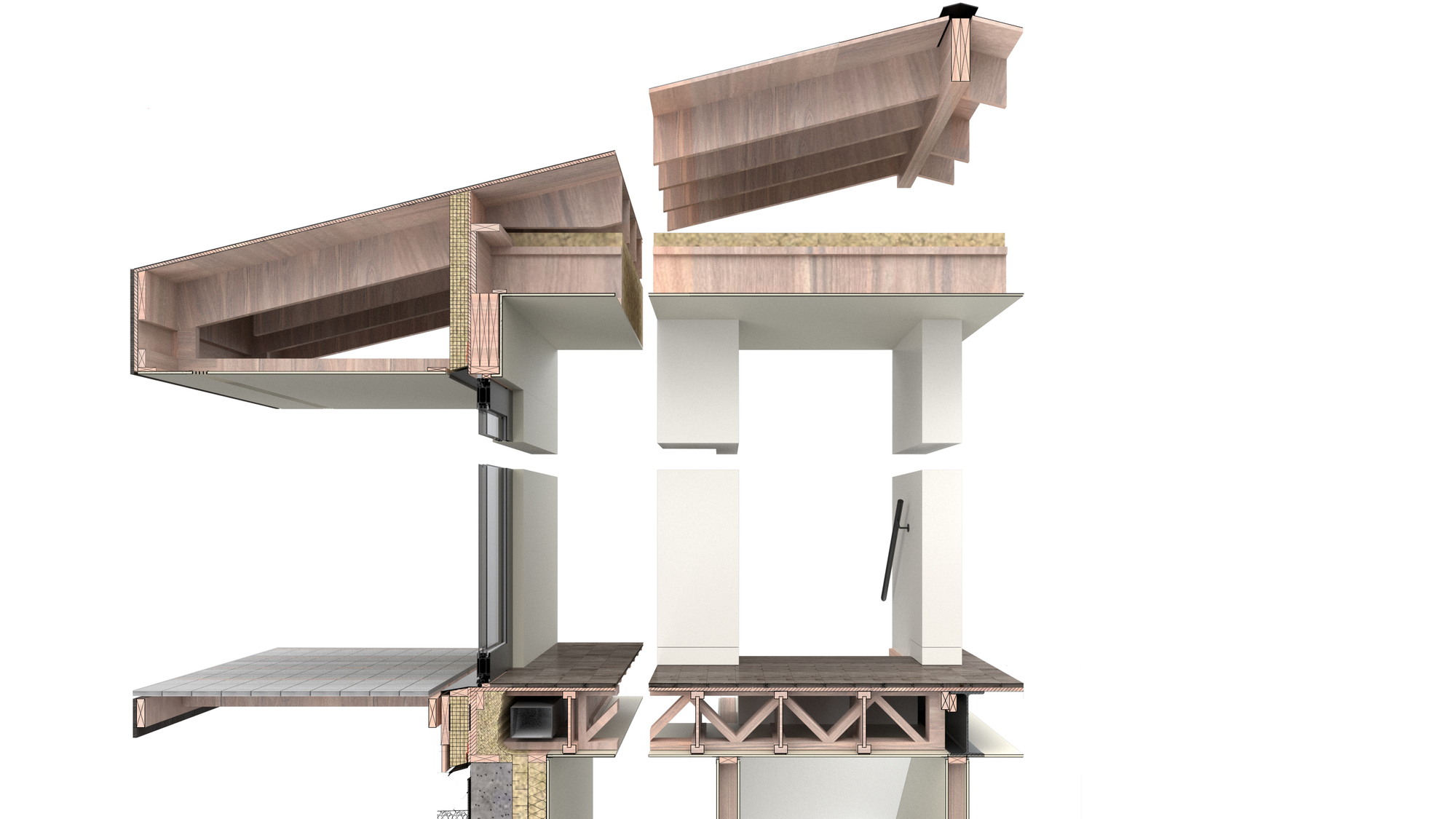 肯纳贝克湖边小屋丨加拿大丨Zerafa Studio-53