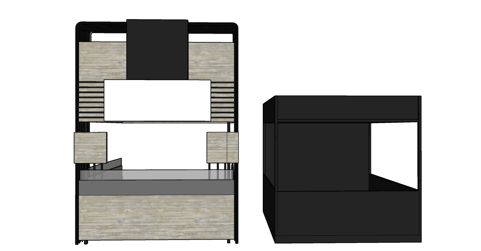 Detailed drawing of a booth-3