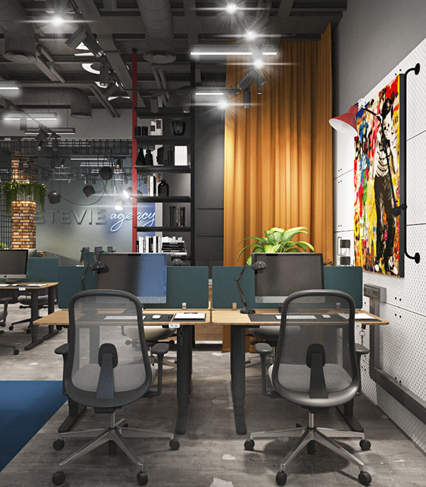 办公室设计项目丨RedLine 设计工作室-7