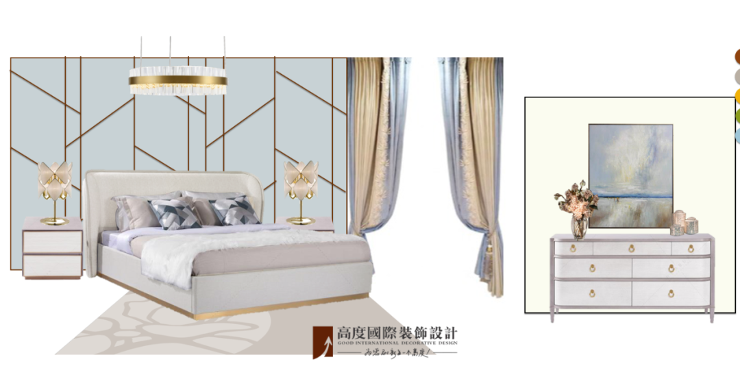 浪漫蒂芙尼蓝,美式家设计温柔呈现-102