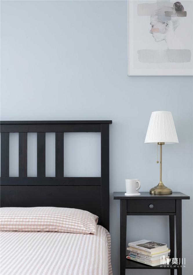 莫川设计丨平层北欧风 | 简约黑白灰,致敬悠闲生活-26