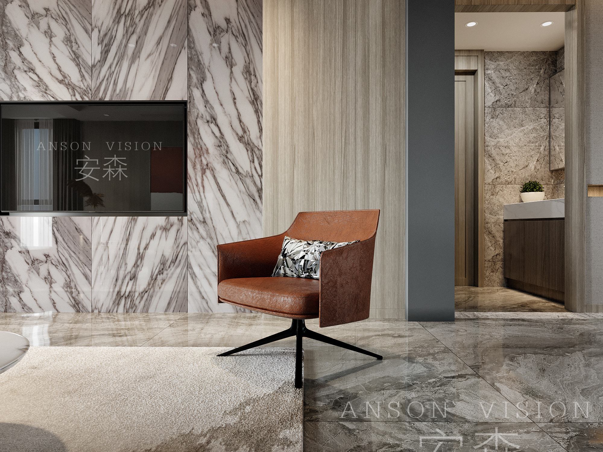 雅·智 II 现代客厅-8