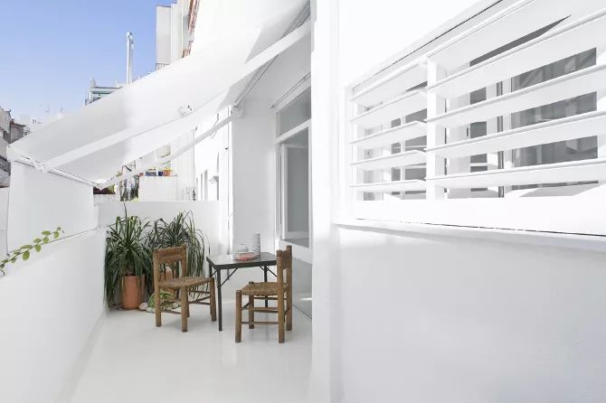 36㎡的纯白色极简小宅设计-49