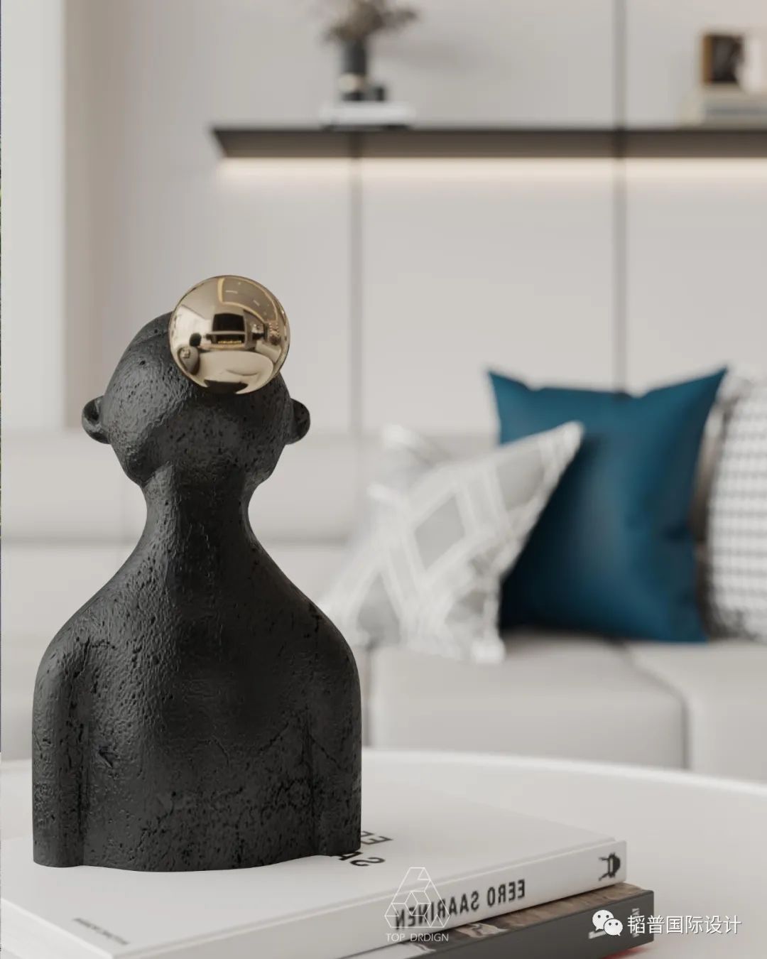 【TOP国际设计】平昌华府 | 美式的留白设计-7