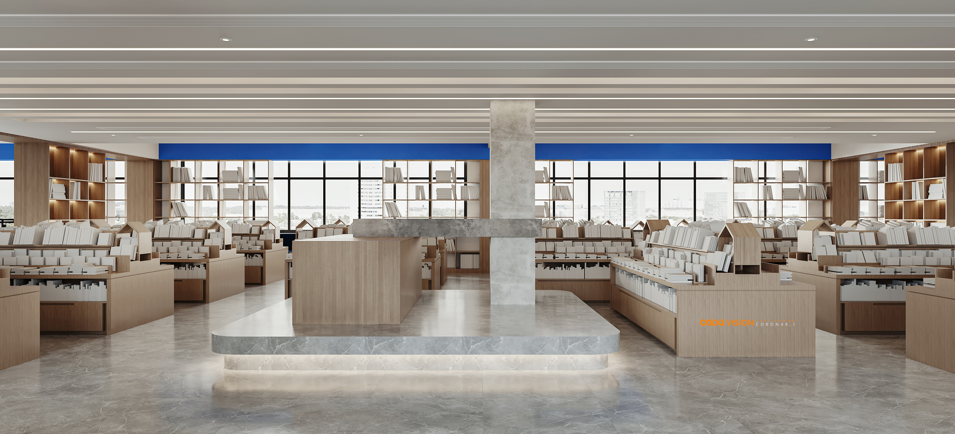 2022 年中下旬工装效果图表现作品丨靠背视觉-17