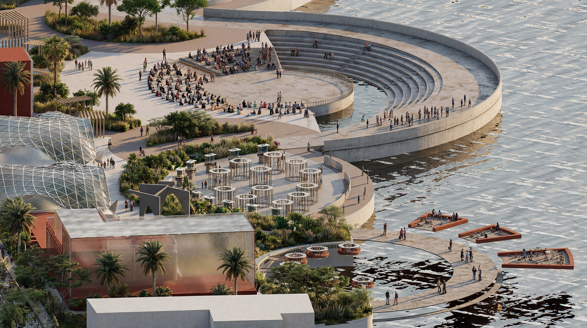 埃尔马尼亚勒城市设计丨开罗大学工程学院建筑系-31