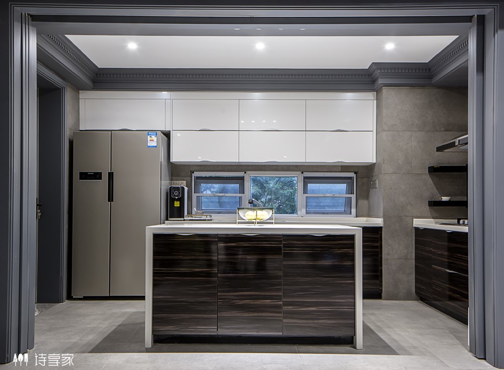 240㎡万科金域蓝湾现代摩登住宅  诗享家设计-27