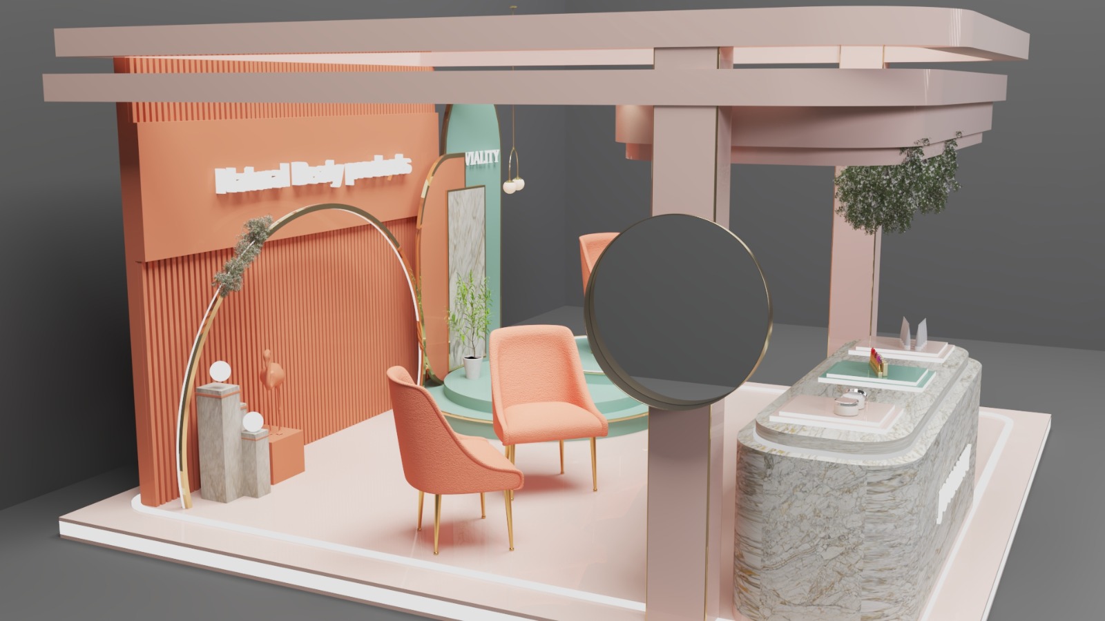 Joviality booth design simulation-4