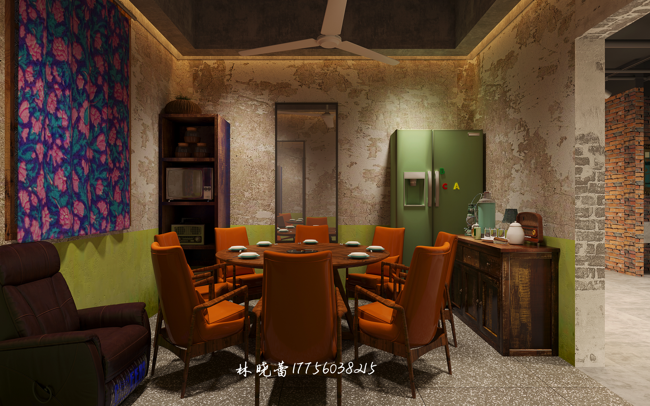 李厂长火锅店--餐饮空间-6