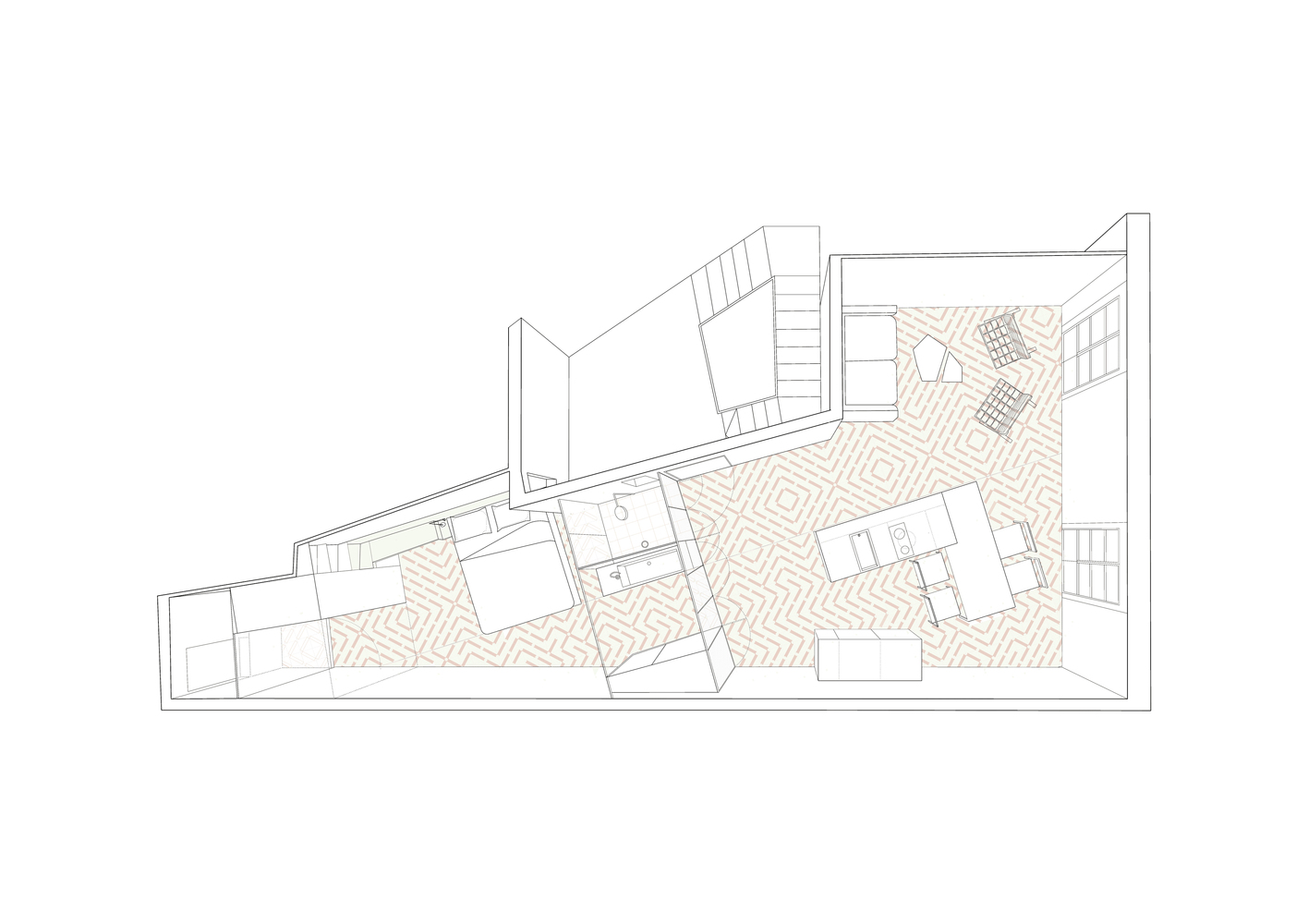 巴塞罗那 46 平米公寓的明亮蜕变-47