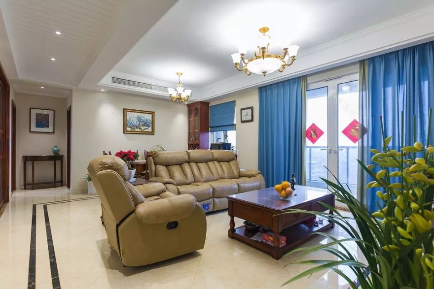 月亮湾沁园·美式乡村风格装修设计-22