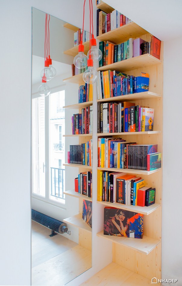 巴黎小户型公寓空间节约设计丨法国巴黎丨Schemaa-26