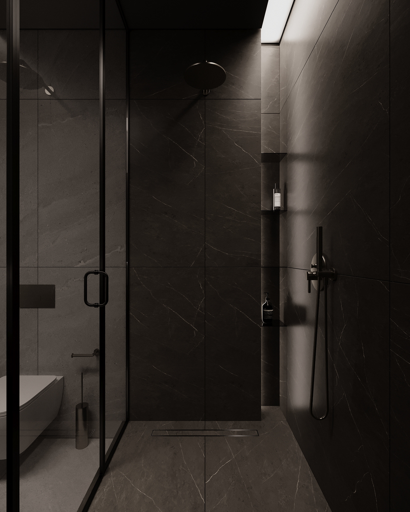 胡桃木灰调空间-55