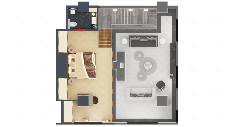 家庭工作空间区域丨土耳其安卡拉-17