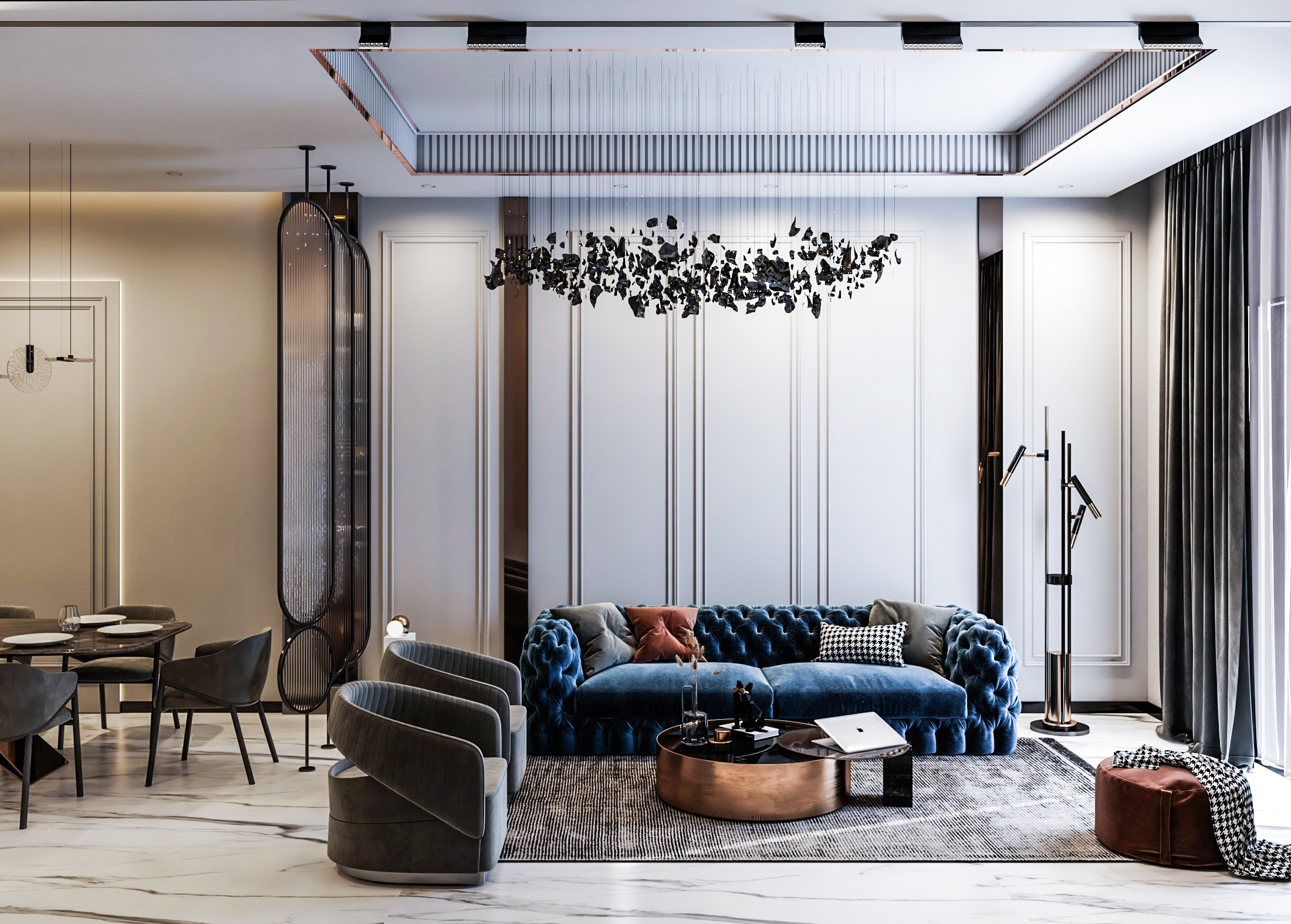 Neo classic Living & Dining-1