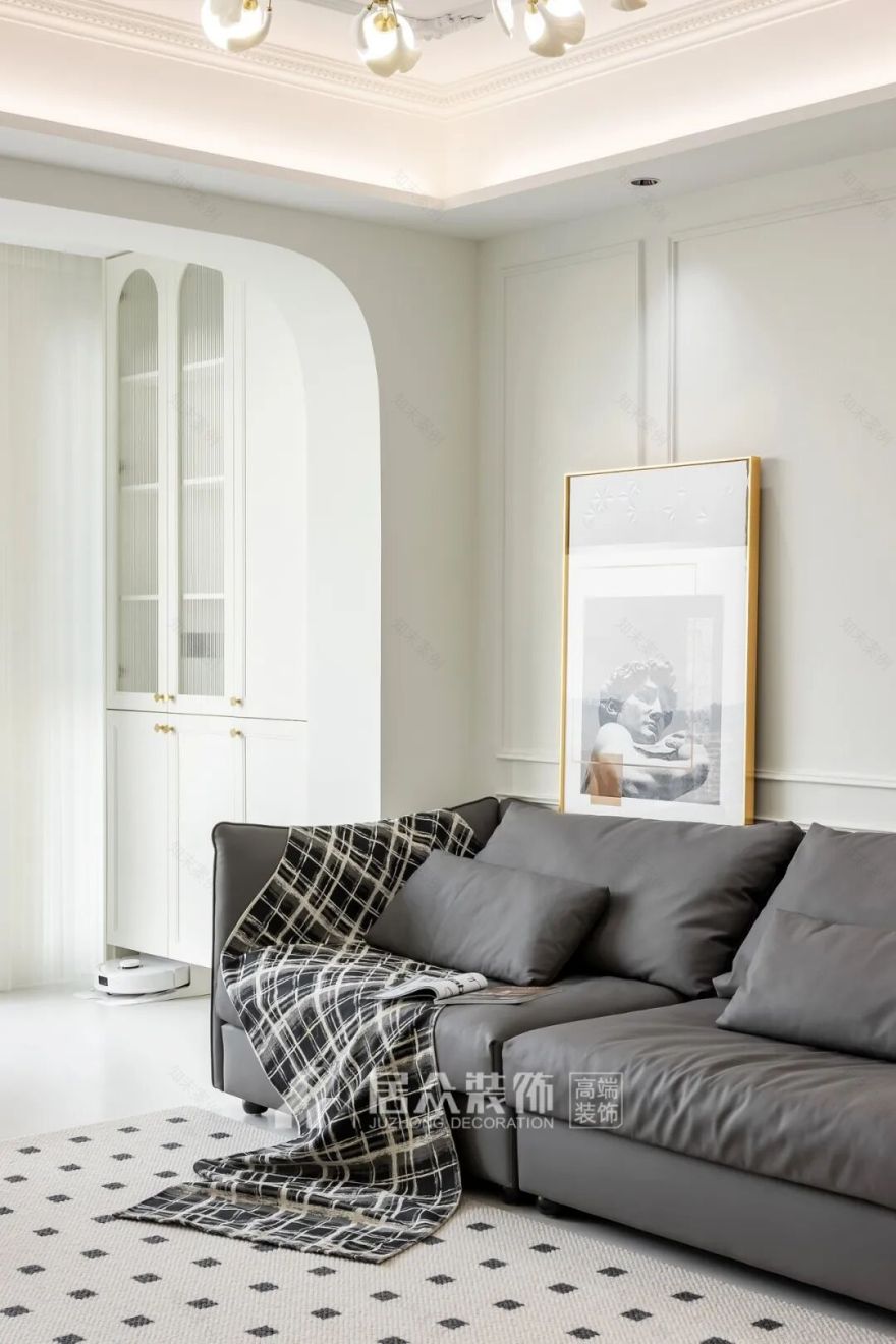 【居众实景作品】宝能城花园154㎡现代奶油风:一抹奶油治愈所有喧嚣-30