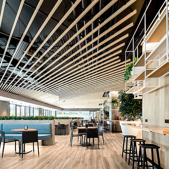 Northern Beaches Hospital - Forest Kitchen (Food Hall) by TORCA | Australian Interior Design Awards-5