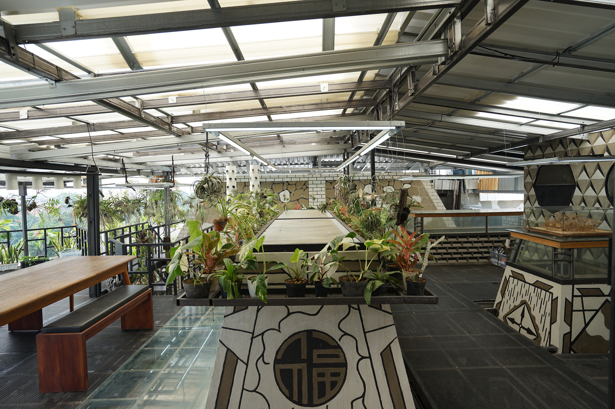 绿意盎然的别墅住宅兼工作室丨印度丨Realrich Architecture Workshop-38