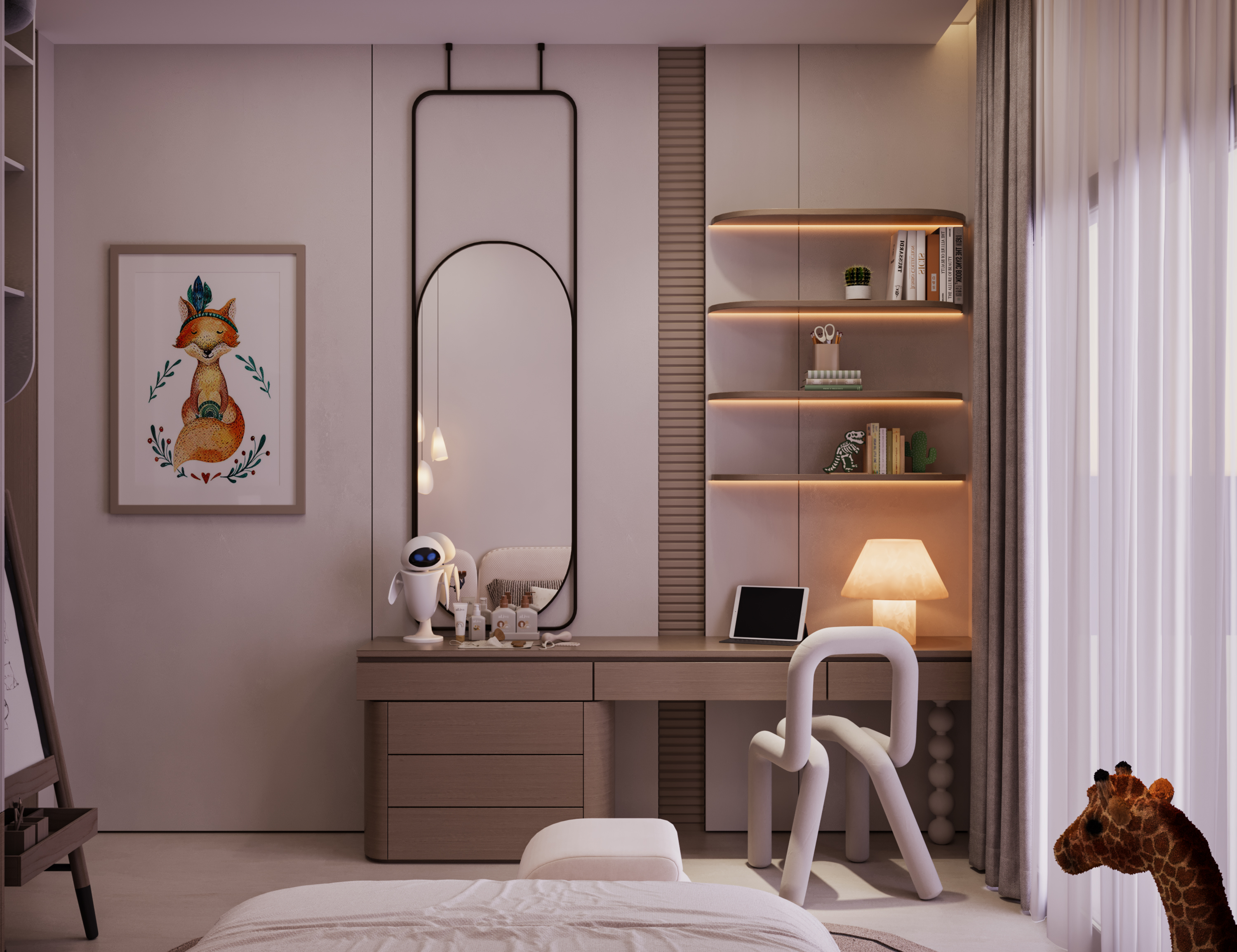 儿童房丨沙特阿拉伯丨Awab Elsaid designs,MARWA ELSAYED-6