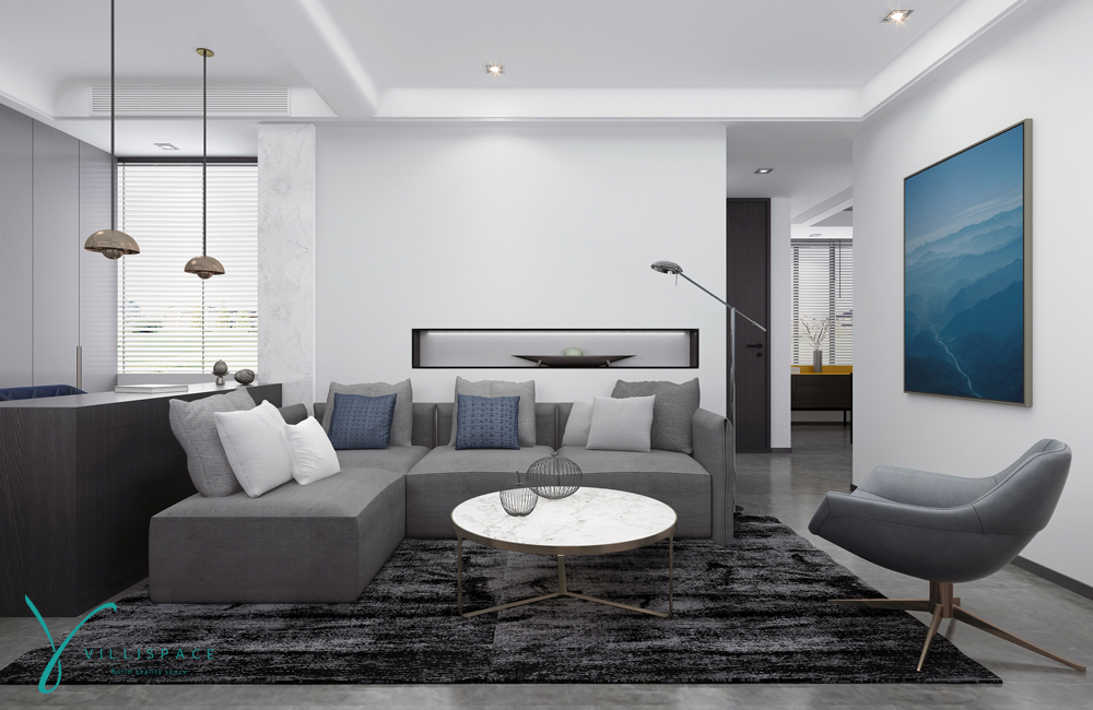 巫小伟丨苏州鑫苑国际130平公寓--现代风格-13