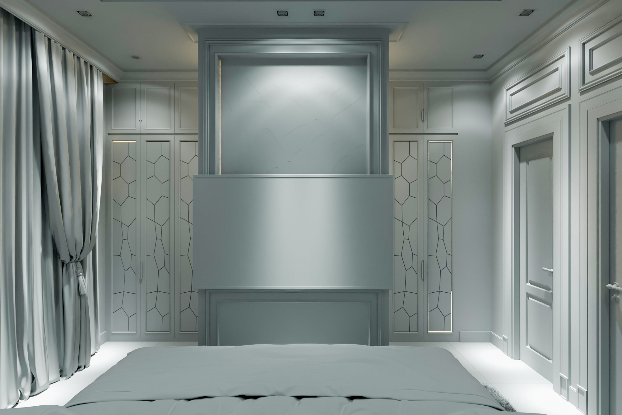 3D Interior Bedroom Ultra Modern-7