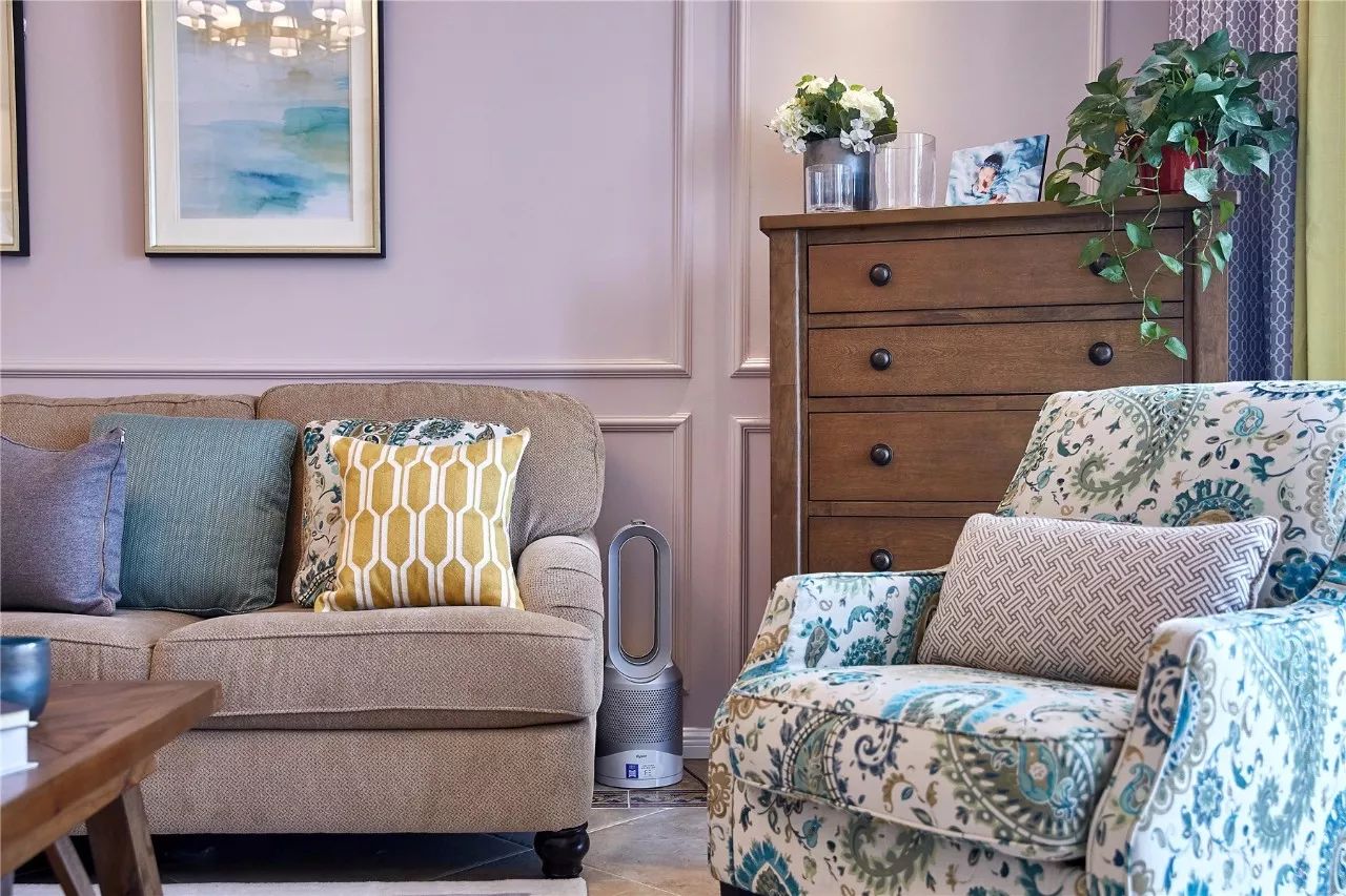 天津水郡花园 128㎡清新美式风格设计-27