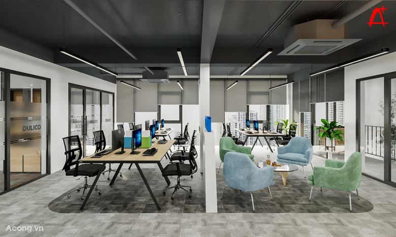 Dulico公司办公室室内设计项目丨越南河内丨建筑A+公司-8