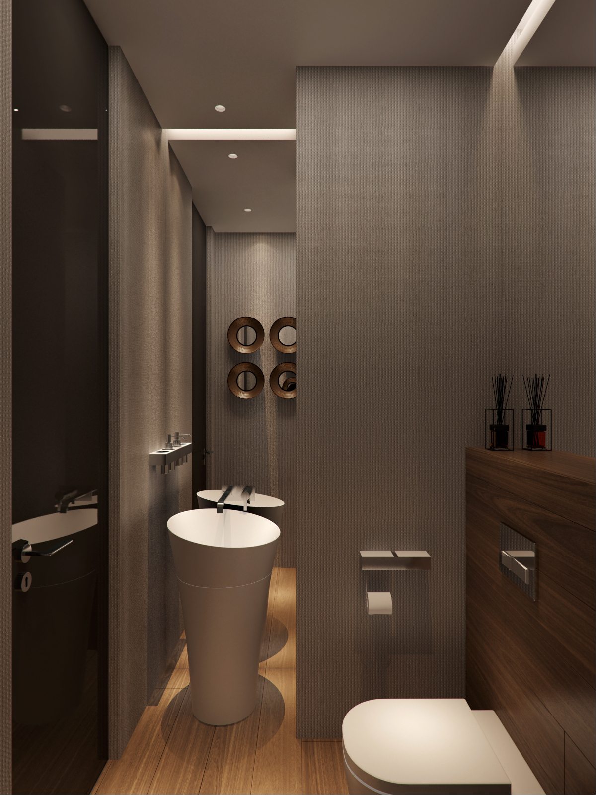 The interior of the apartment 140 m  in residential complex dominion Alexandra Fedorova-13