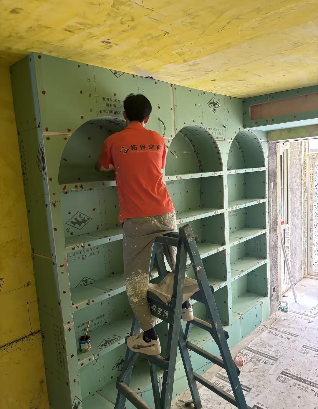 奶油复古风二居室-58