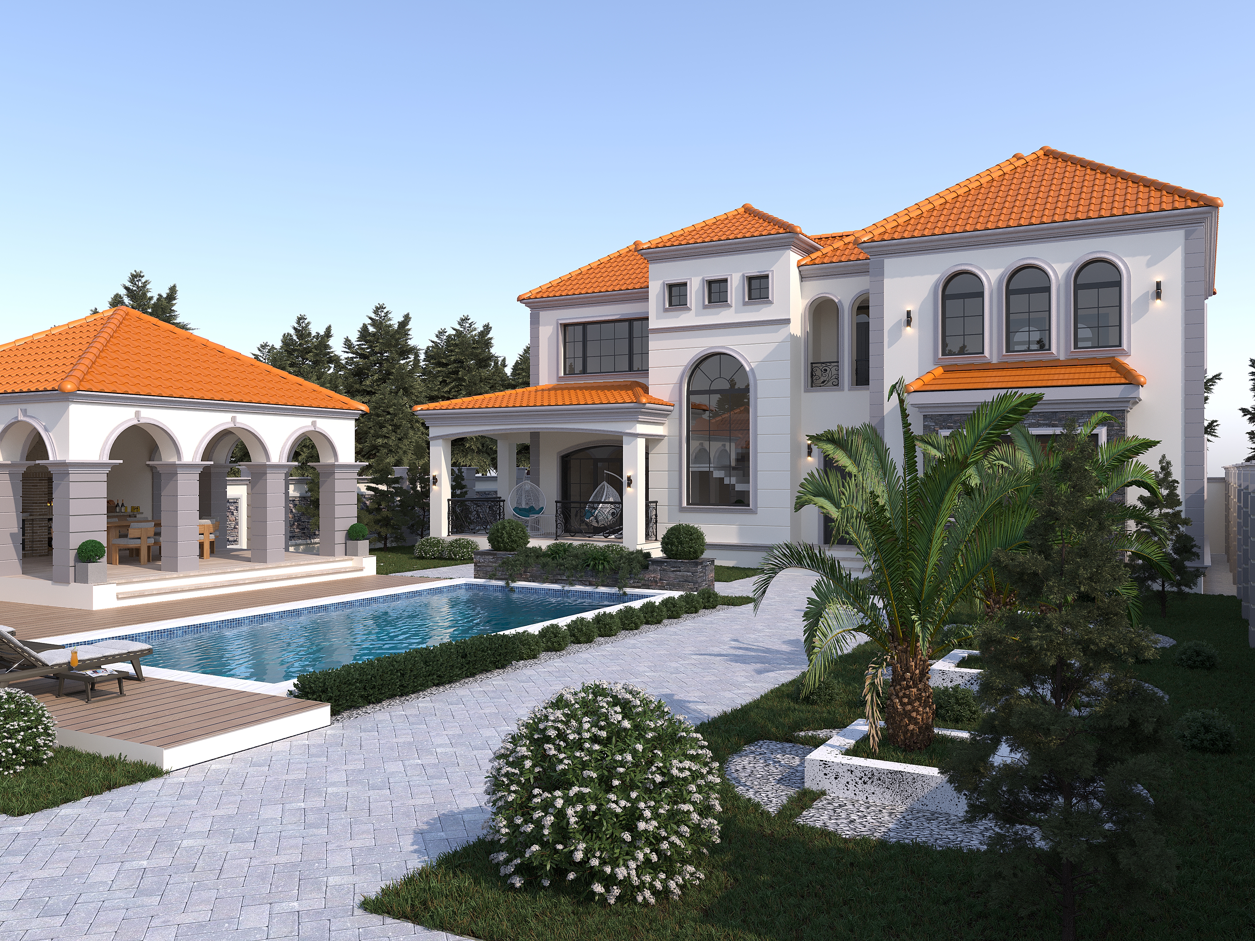 Toscana style 2story villa-1