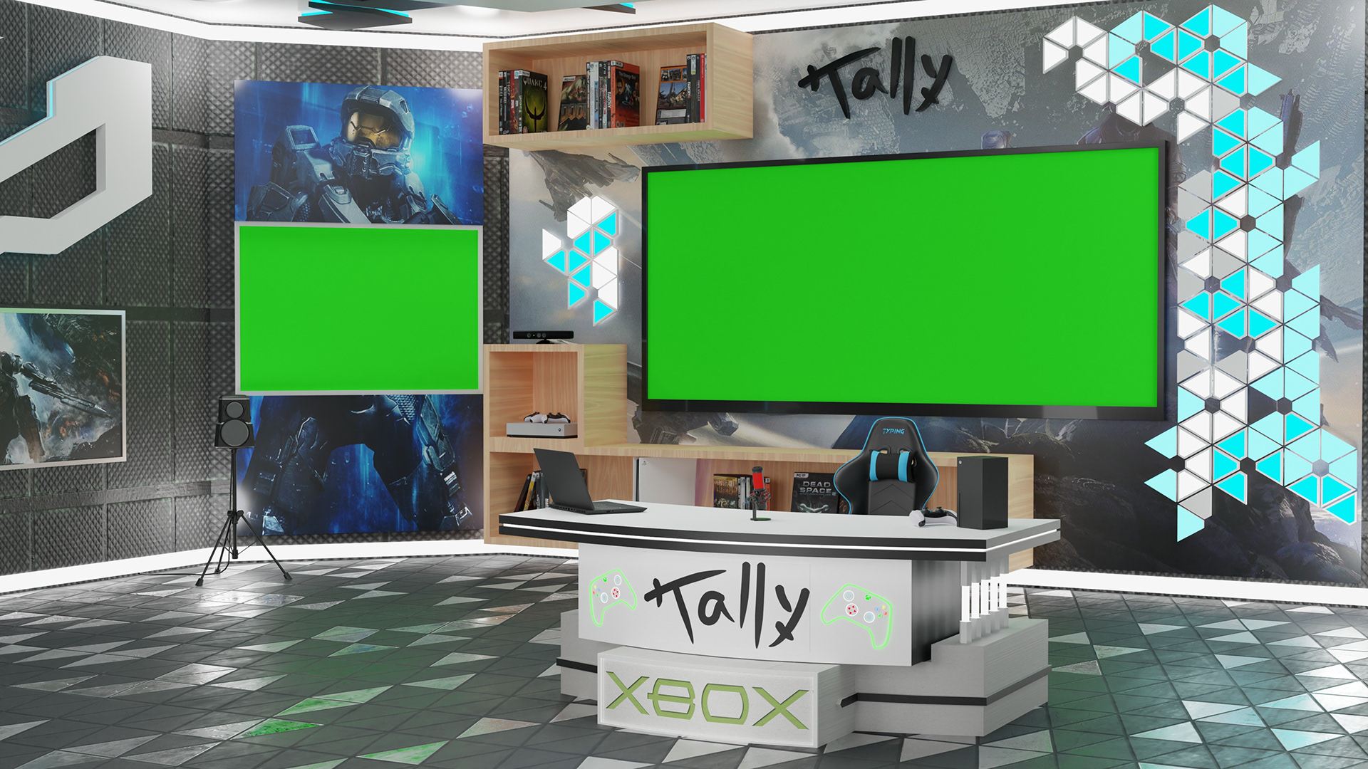 Custom Virtual Green Screen Studios – Real Client-31