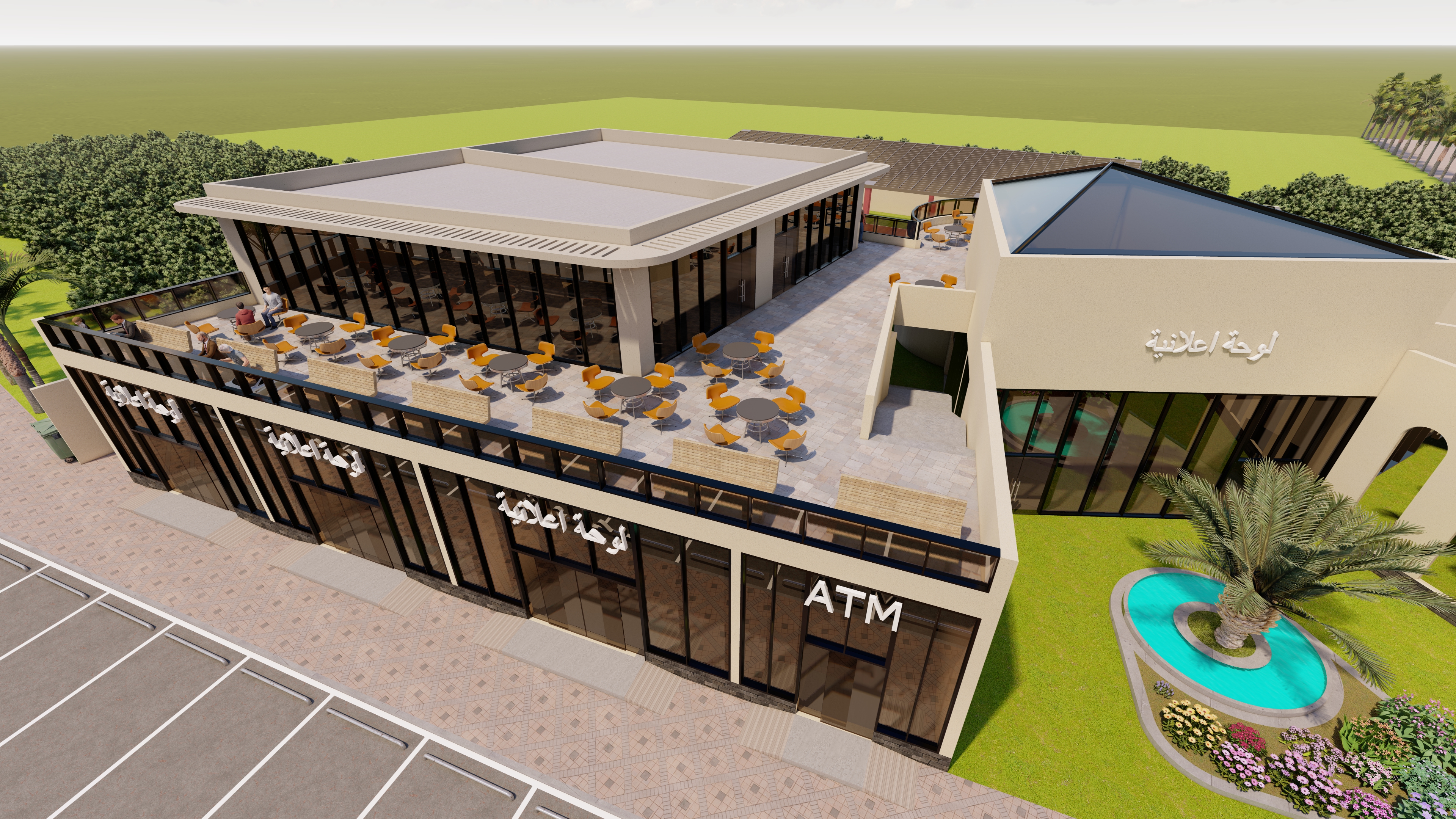 3D ARCHITECTURAL DESIGN FOR A SPORTS CLUB-5