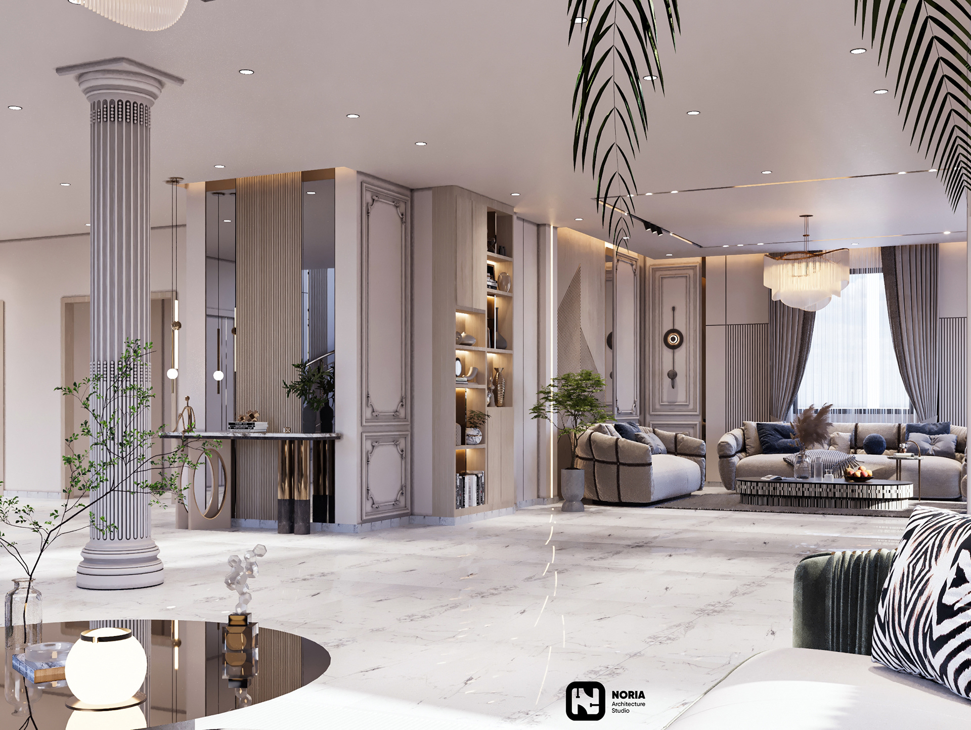 杜普尔别墅接待厅丨沙特阿拉伯-6