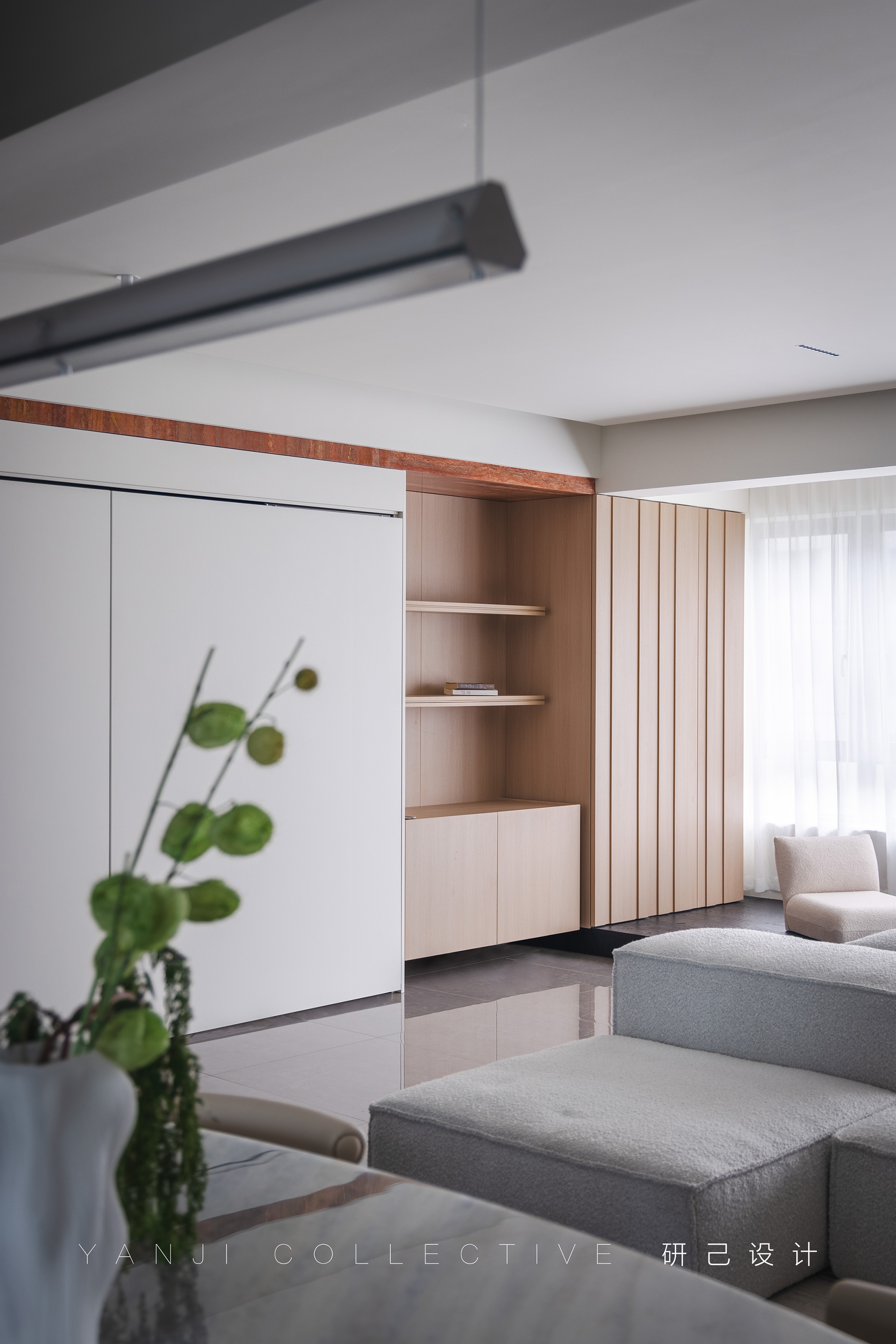 研己实景·142平精装修改造蓝调新家丨中国北京丨研己设计-24