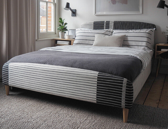 用桌布重新装饰床架改造主卧项目丨luke arthur wells-1