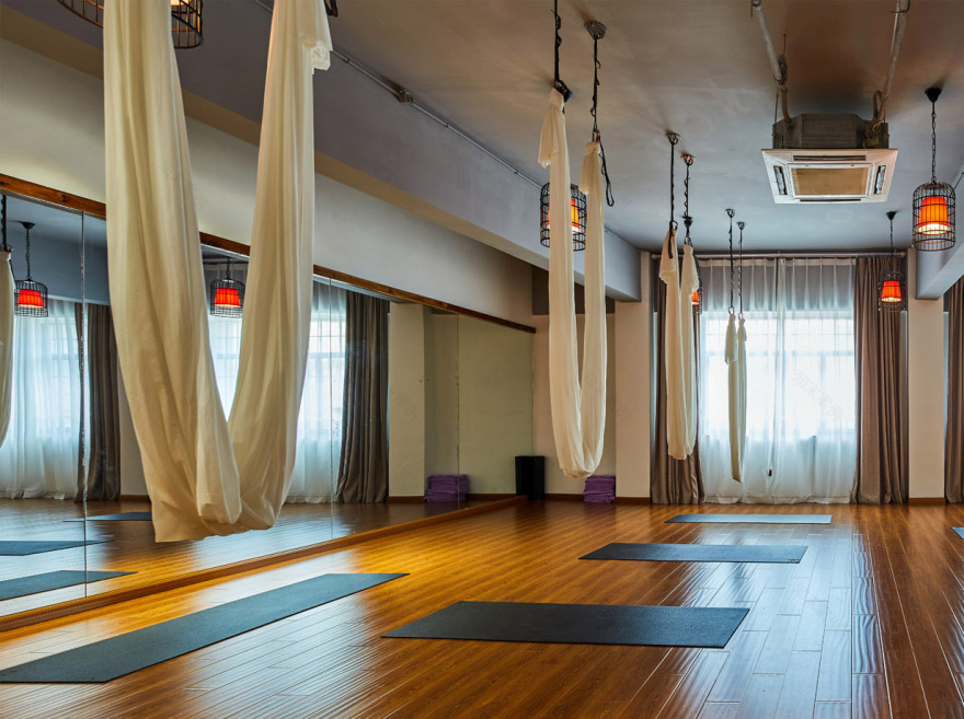 双斌设计打造 150 平米瑜伽馆,绿色楼梯间成亮点-38