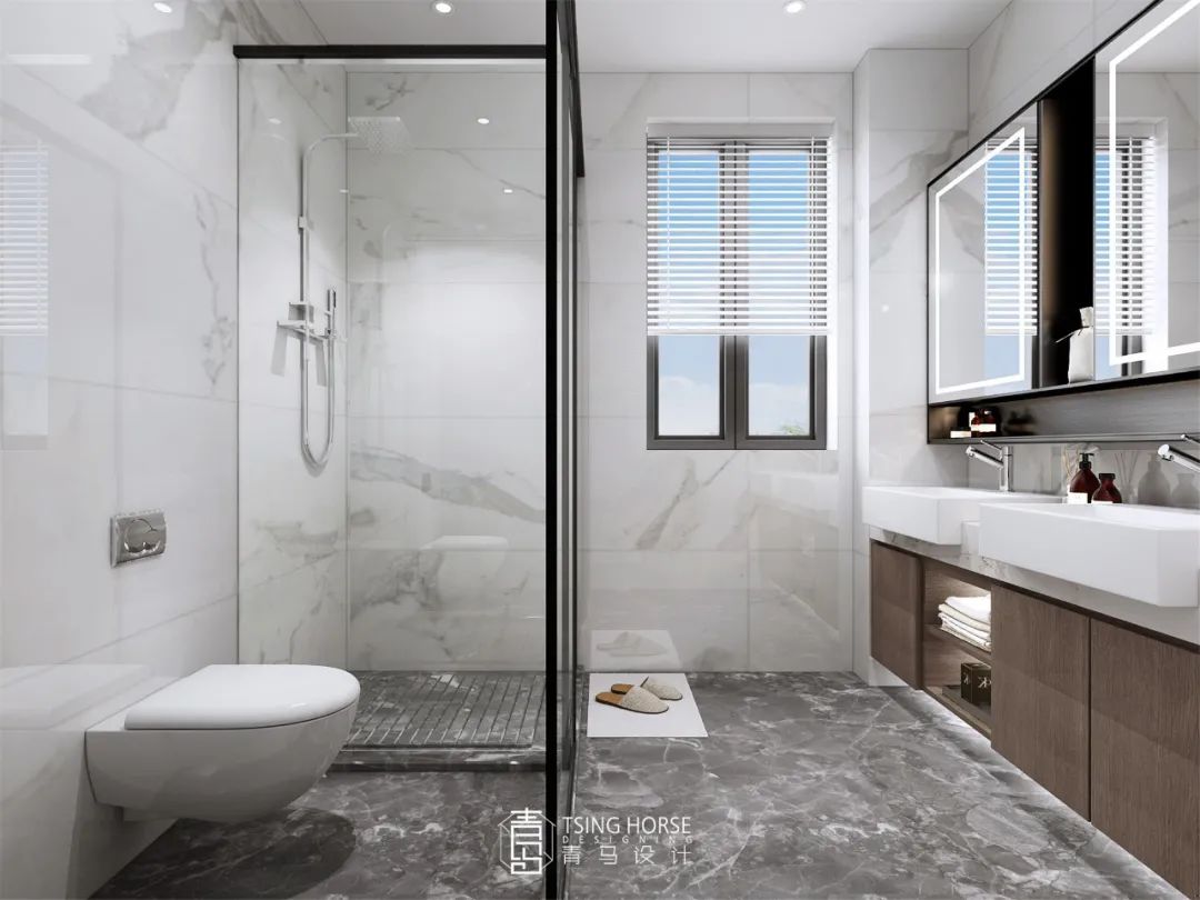 名仕花园·300㎡顶复丨青马别墅空间设计-56