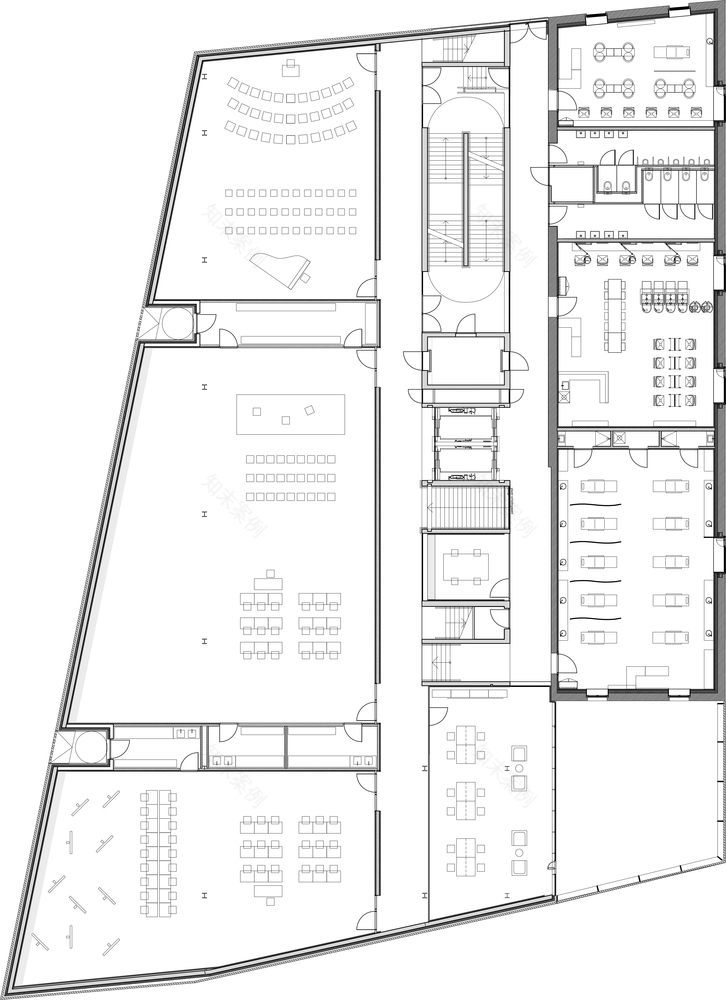 比利时安德烈莱特 Erasmus 大学学院现代教育建筑设计丨Barchitecten-42