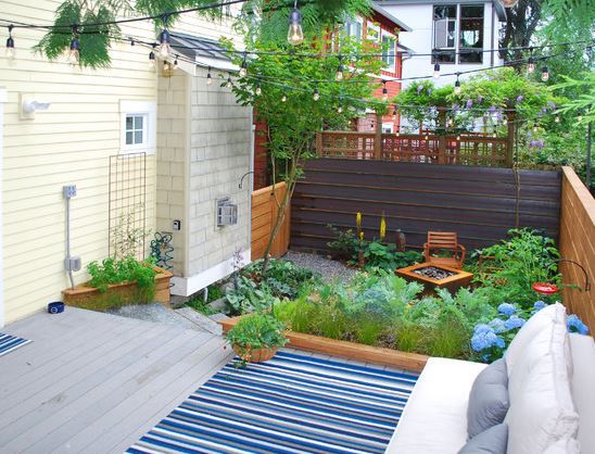 后院小型休闲花园设计丨Mark S. Garff-5