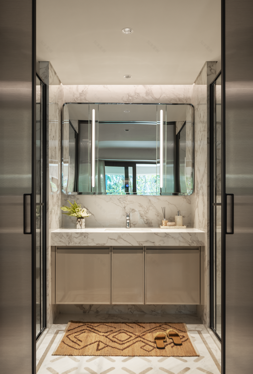 华润置地·三亚观岚二期143㎡,130㎡,110㎡样板间丨中国三亚丨精装设计矩阵纵横,软装设计北京靳朝晖设计-33